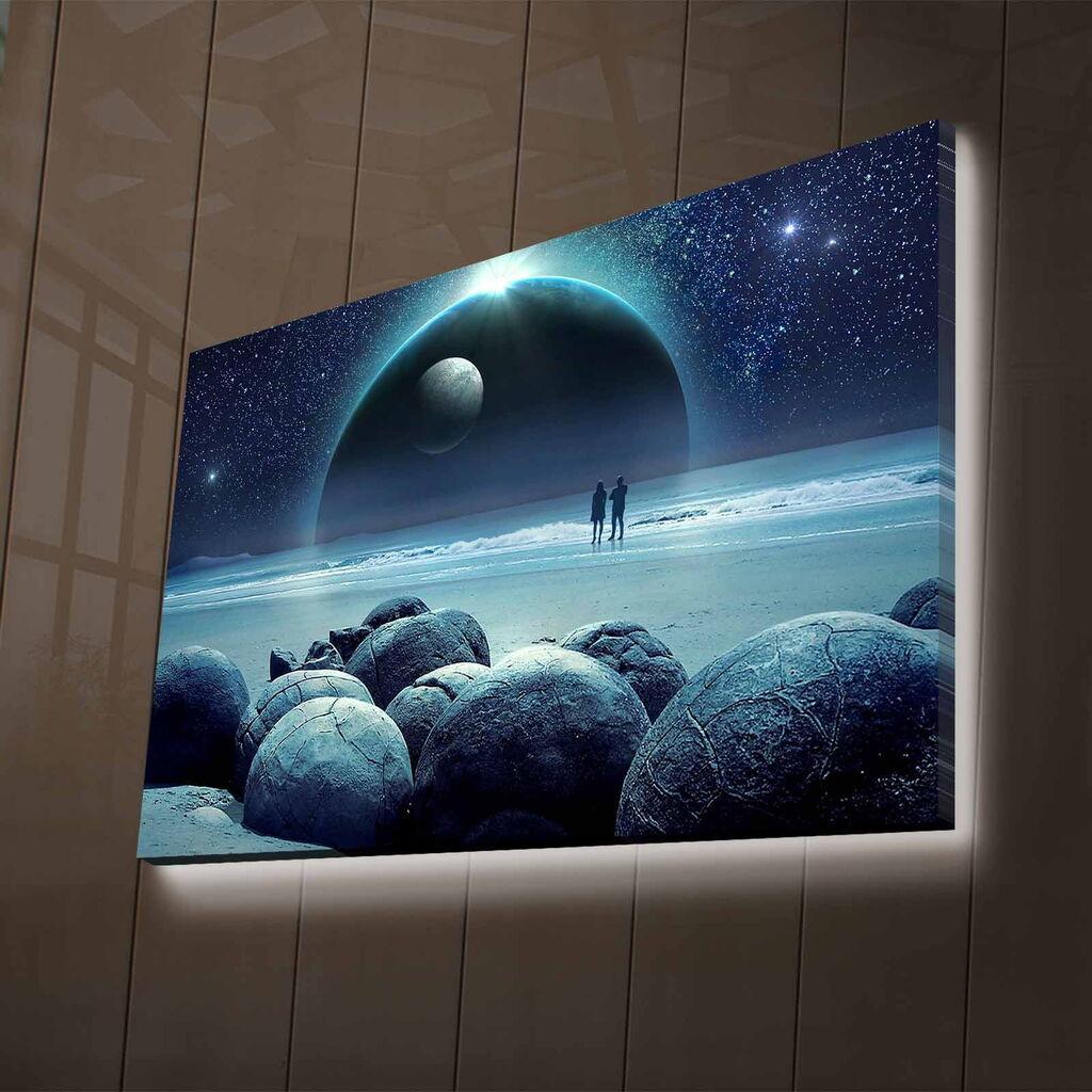 Slika na platnu Wallity sa LED osvetljenjem 45x70cm