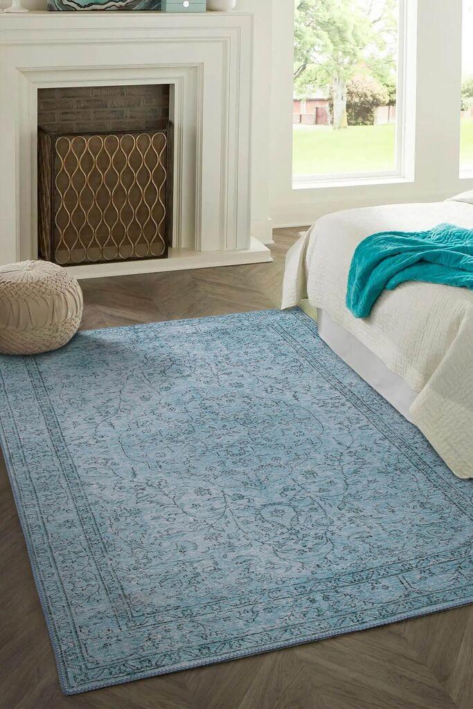 Conceptum Hypnose tepih Folk -BA 49, 230x330 cm, svijetlo plava