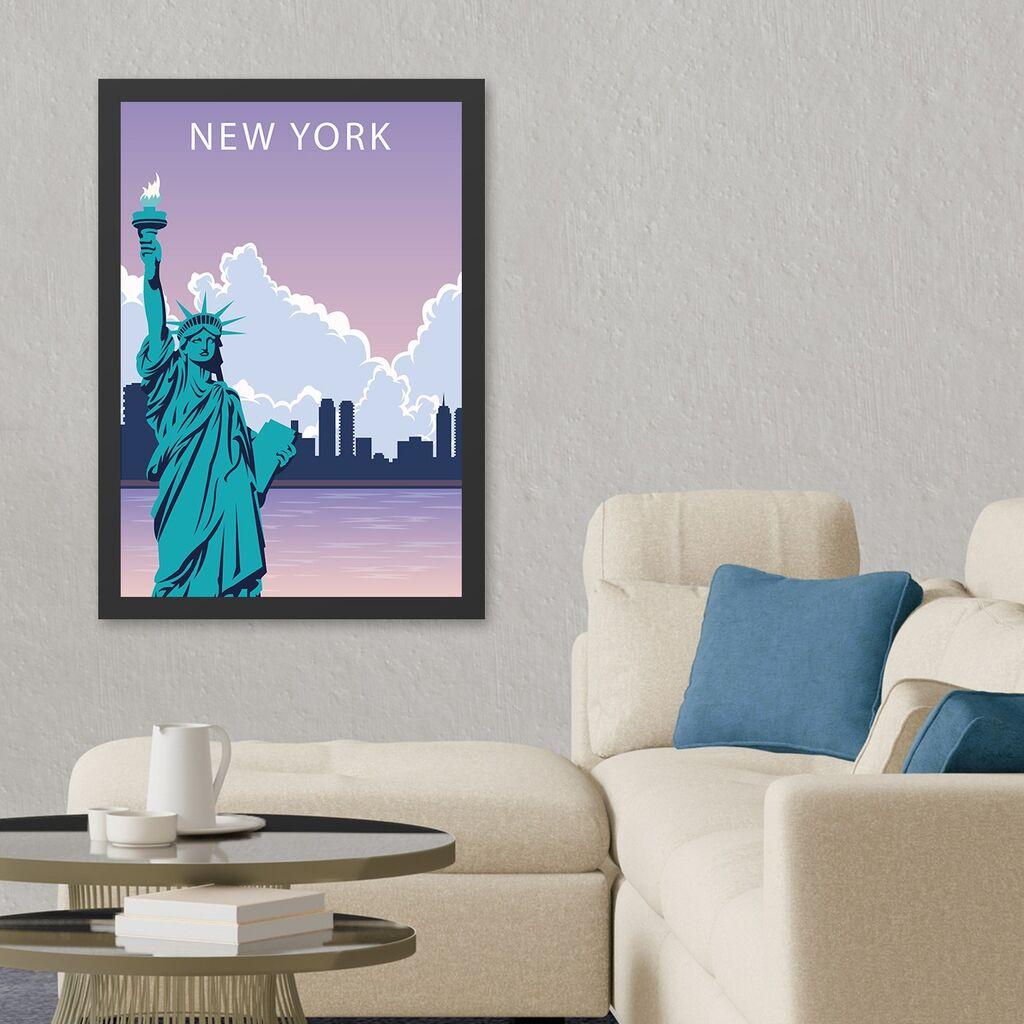 Wallity Uramljena slika New York 2, 40x55 cm