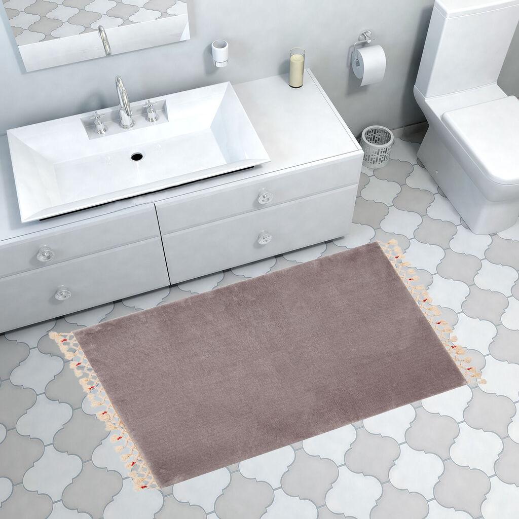 L'essentiel Maison tepih za kupatilo 100x120cm siva