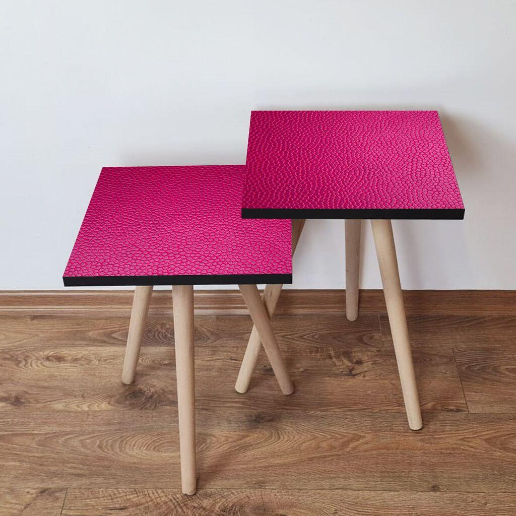 Hanah Home set stolića za kafu 2Shp385, 2 dijela, šareni