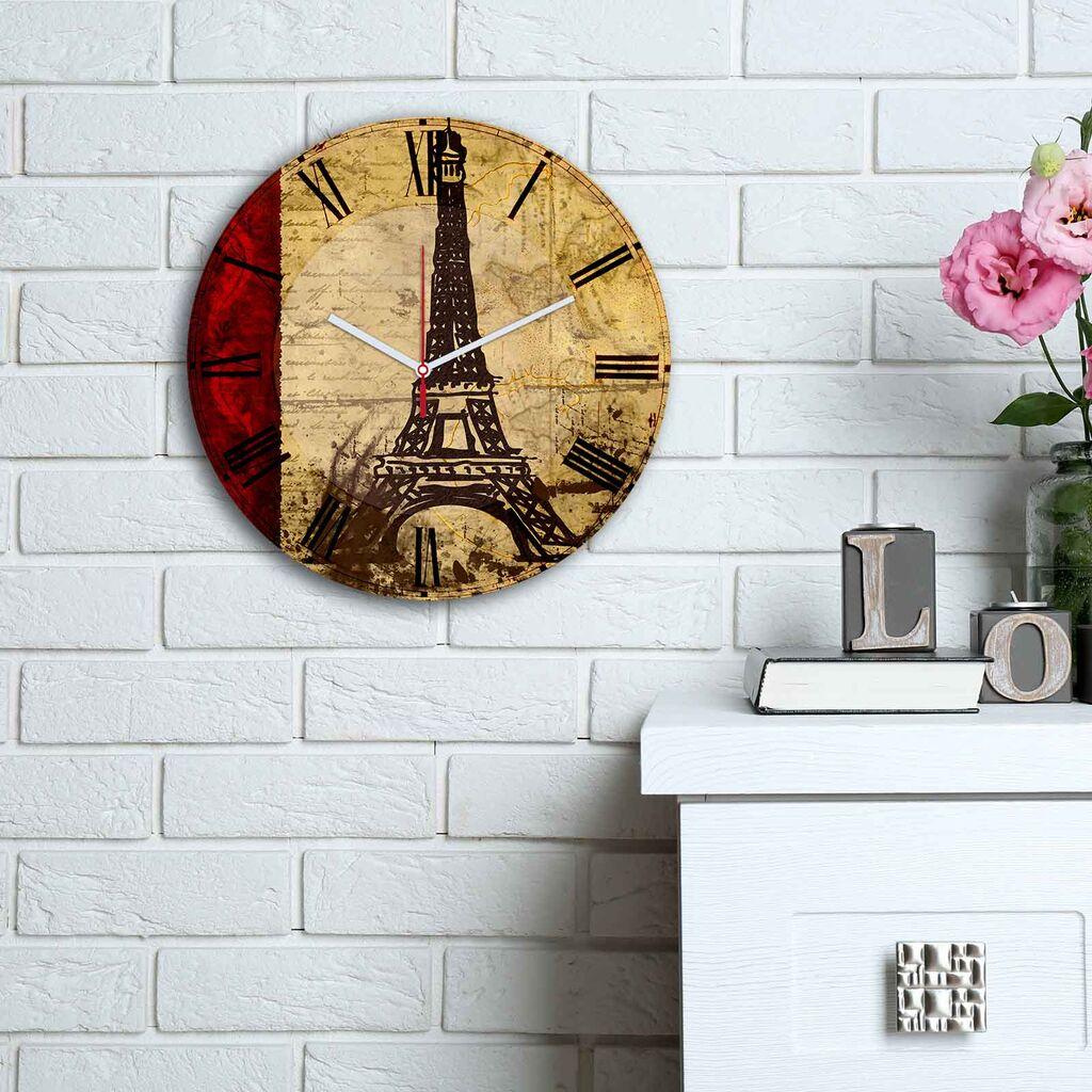 Wallity MDF Zidni sat 30cm Šareni