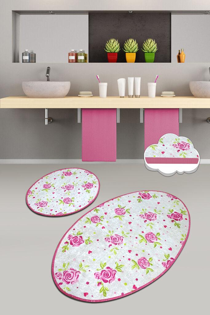 L'essentiel Maison Kupaonski tepih Frezya, 2 komada, roze