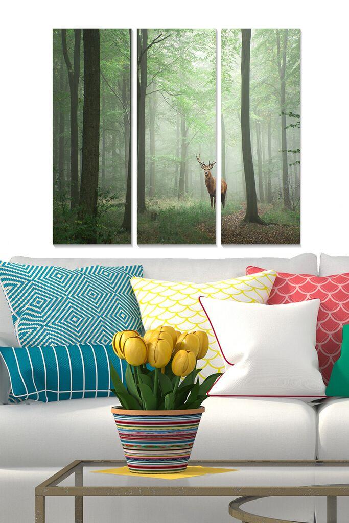 Wallity Slika MDF1060377443, 70x50 cm, 3 dela