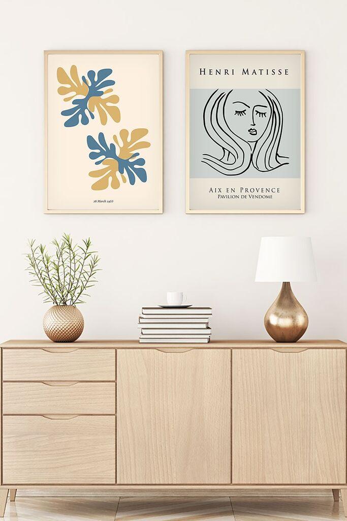 Wallity Uramljena slika Huhu174, 50x70 cm , 2 dela
