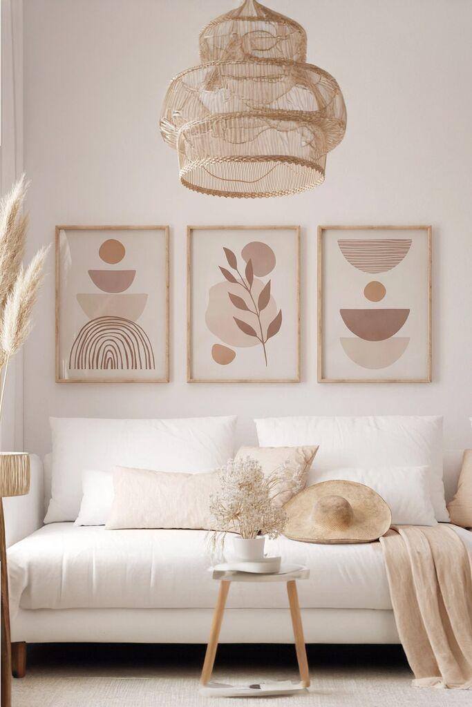 Wallity Slika 3Dartsoho45, 3 dela, 33 x 48 cm