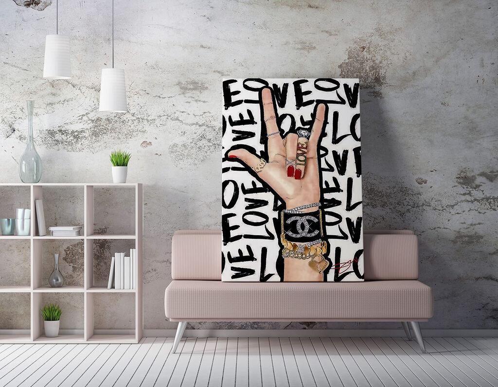 Wallity Slika na platnu 70x100cm