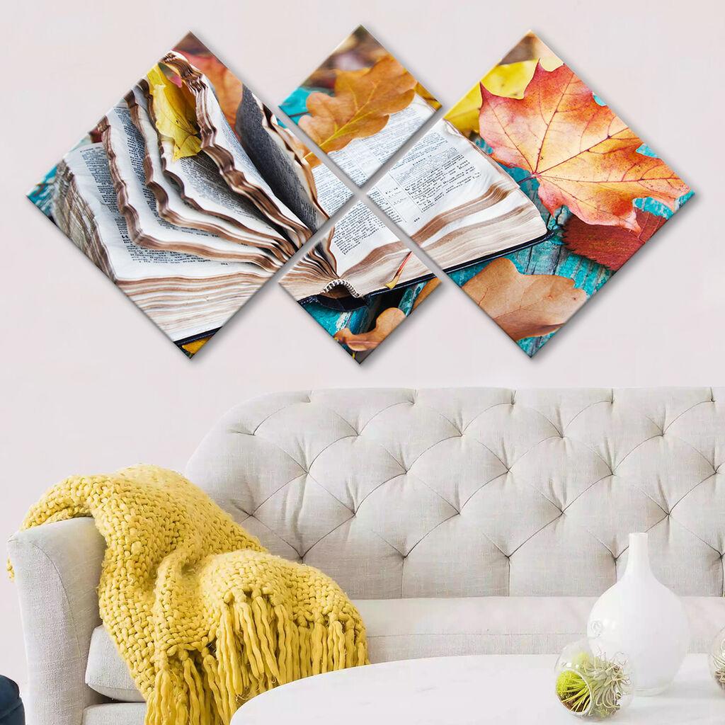 Wallity Slika 4MDF7208027, 60x115 cm, 4 dela