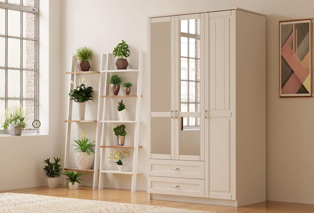 Hanah Home Ormar Rb-119-01, 105x184x52 cm, Bež