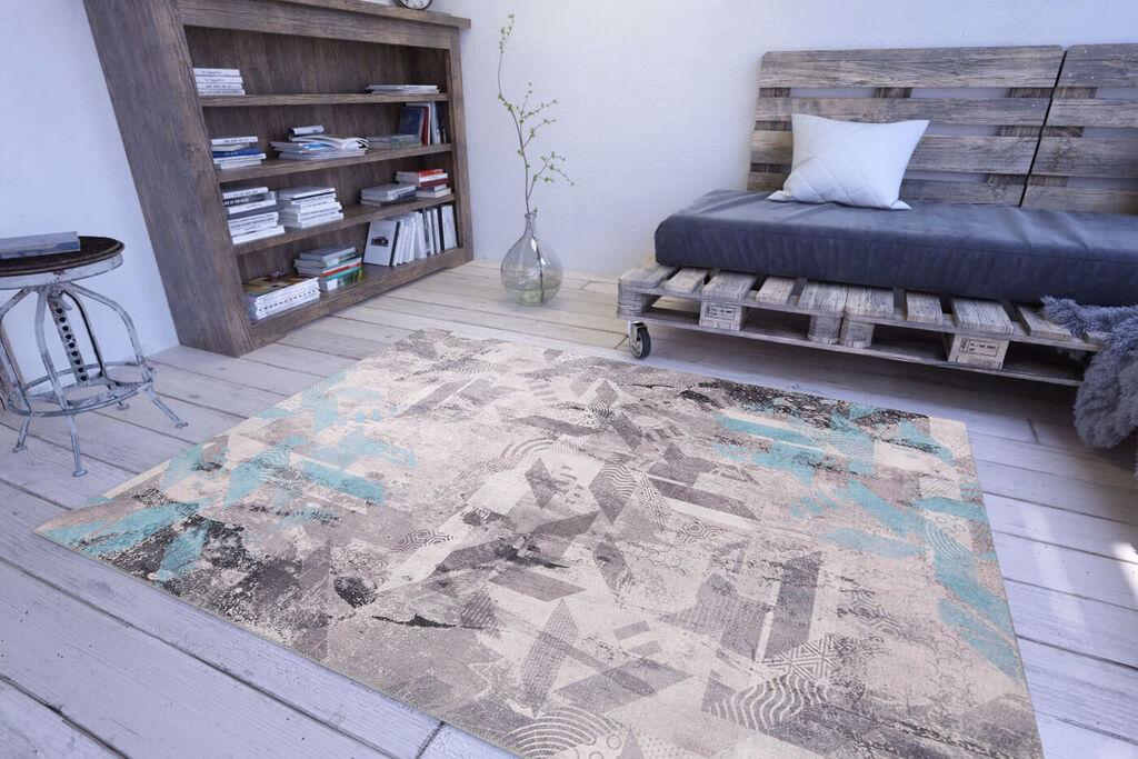 Conceptum Hypnose tepih Funk Chenille 274, 75x150cm, plavi