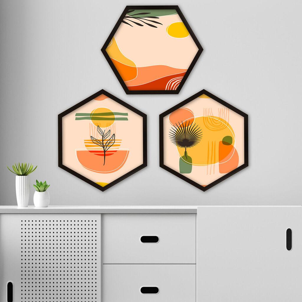 Wallity Uramljena slika 6GEN5729012, 35x35 cm, 3 dela