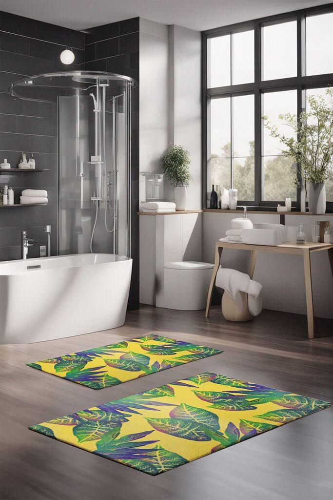 L'essentiel Maison Set prostirki za kupatilo CT-5316, 2 komada, šarene