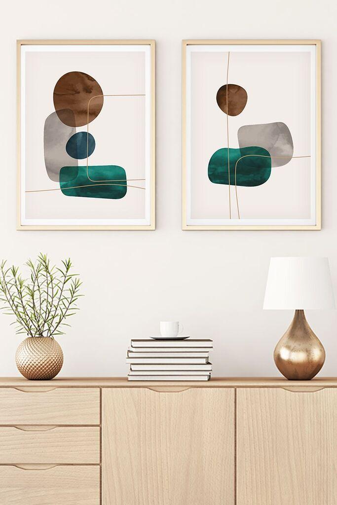Wallity Uramljena slika Huhu29, 20x30 cm , 2 dela