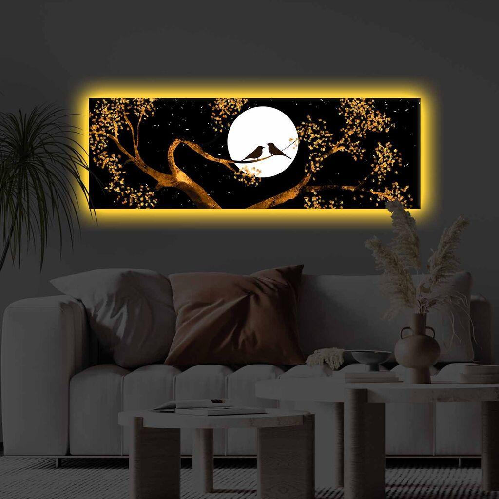 Slika na platnu Wallity sa LED osvetljenjem 30x90cm