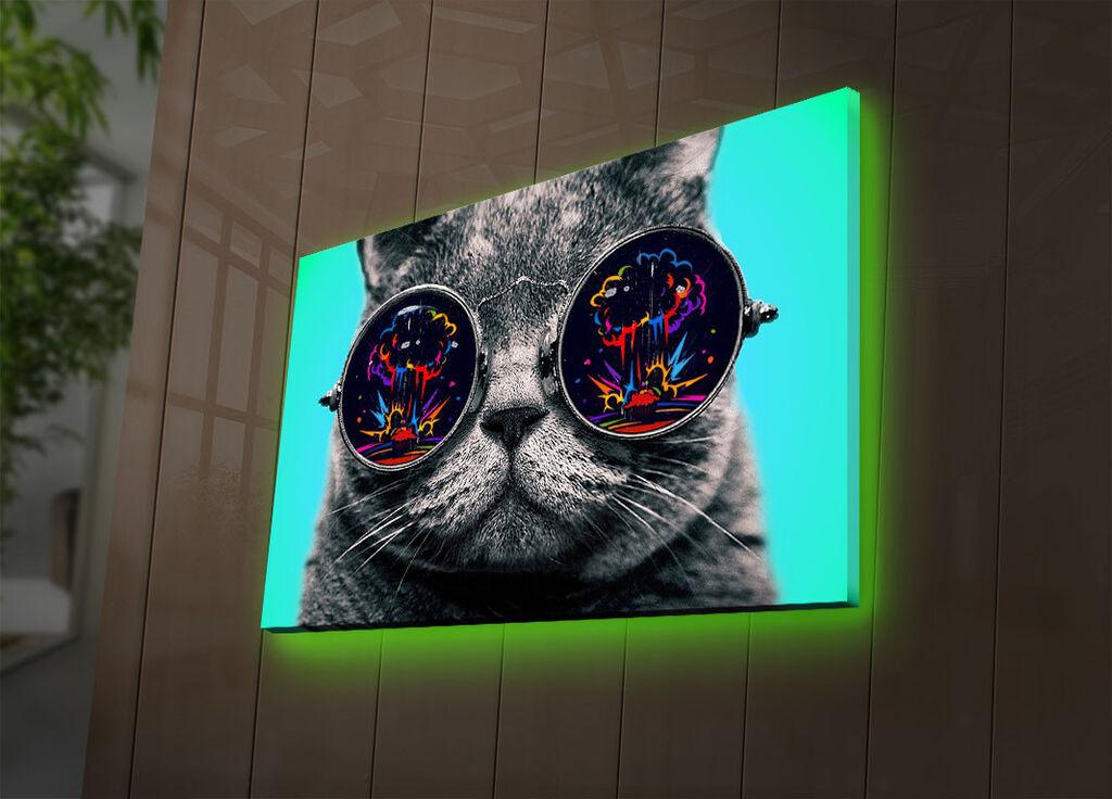 Slika na platnu Wallity sa LED osvetljenjem 45x70cm