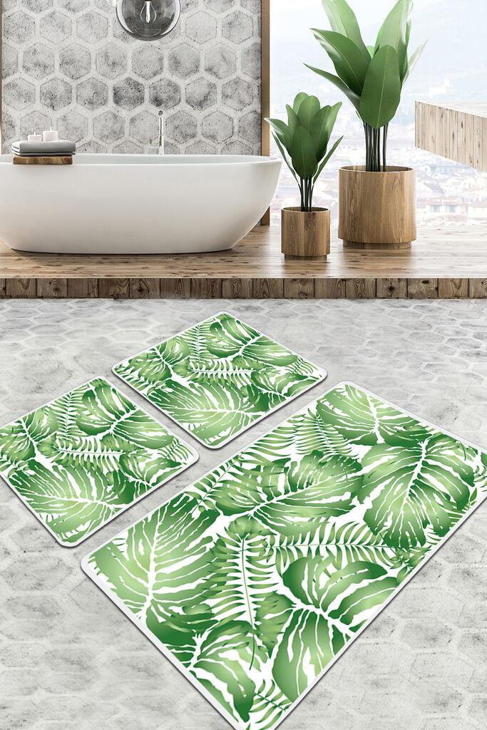L'essentiel Maison Set od 3 kupaonska tepiha Colorful