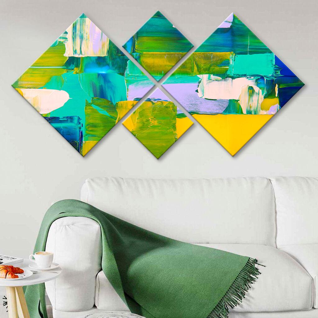 Wallity Slika 4MDF3418093, 60x115 cm, 4 dela