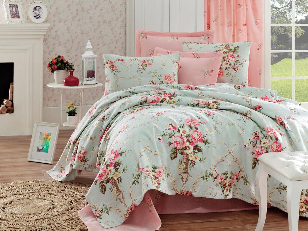 L'essentiel Maison Set Jednostruki prekrivač Alanur, 160x235cm, Mint