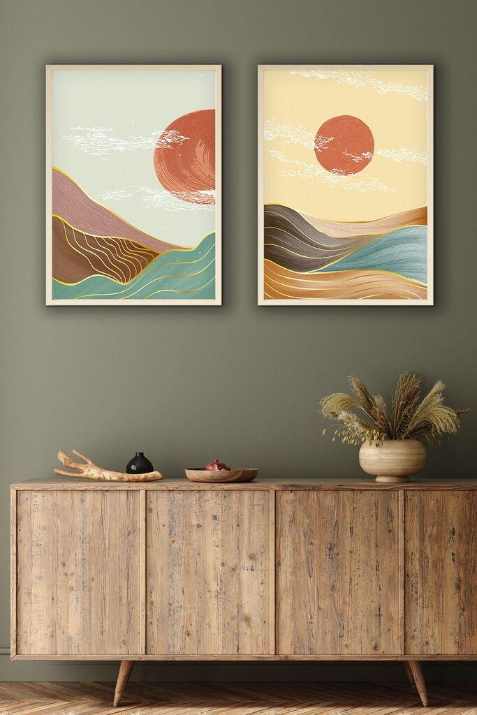 Wallity Uramljena slika Huhu154, 20x30 cm , 2 dela