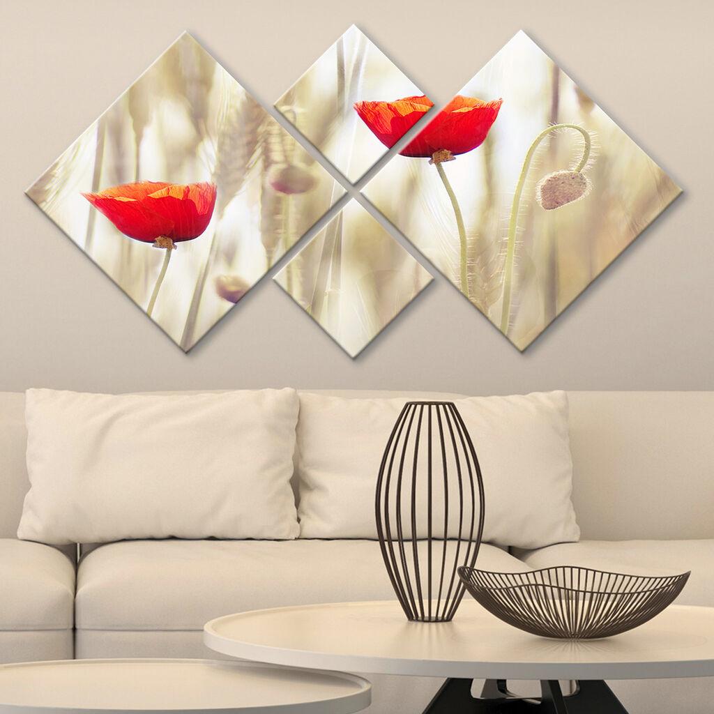 Wallity Slika 4MDF4777109, 60x115 cm, 4 dela
