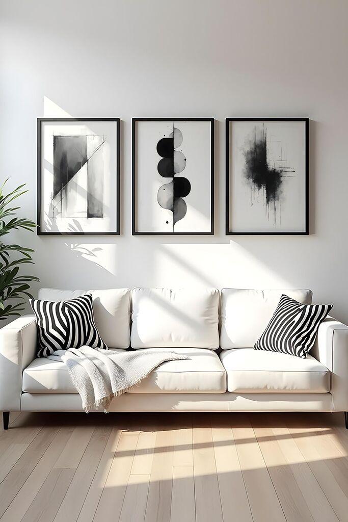 Wallity Uramljena slika Huhu433, 20x30 cm , 3 dela