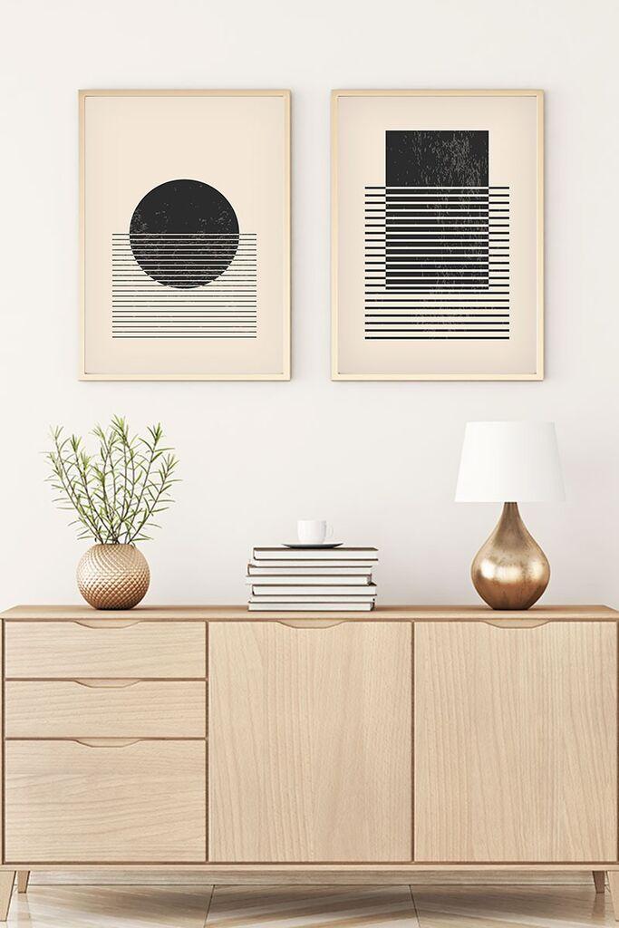 Wallity Uramljena slika Huhu81, 20x30 cm , 2 dela