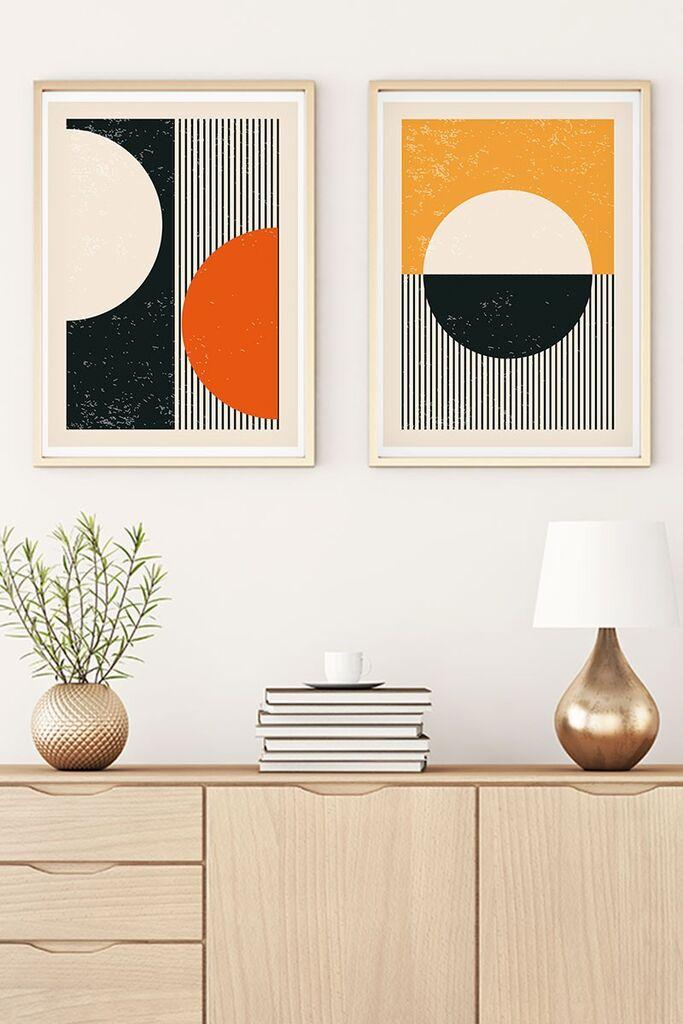 Wallity Uramljena slika Huhu18, 30x40 cm , 2 dela