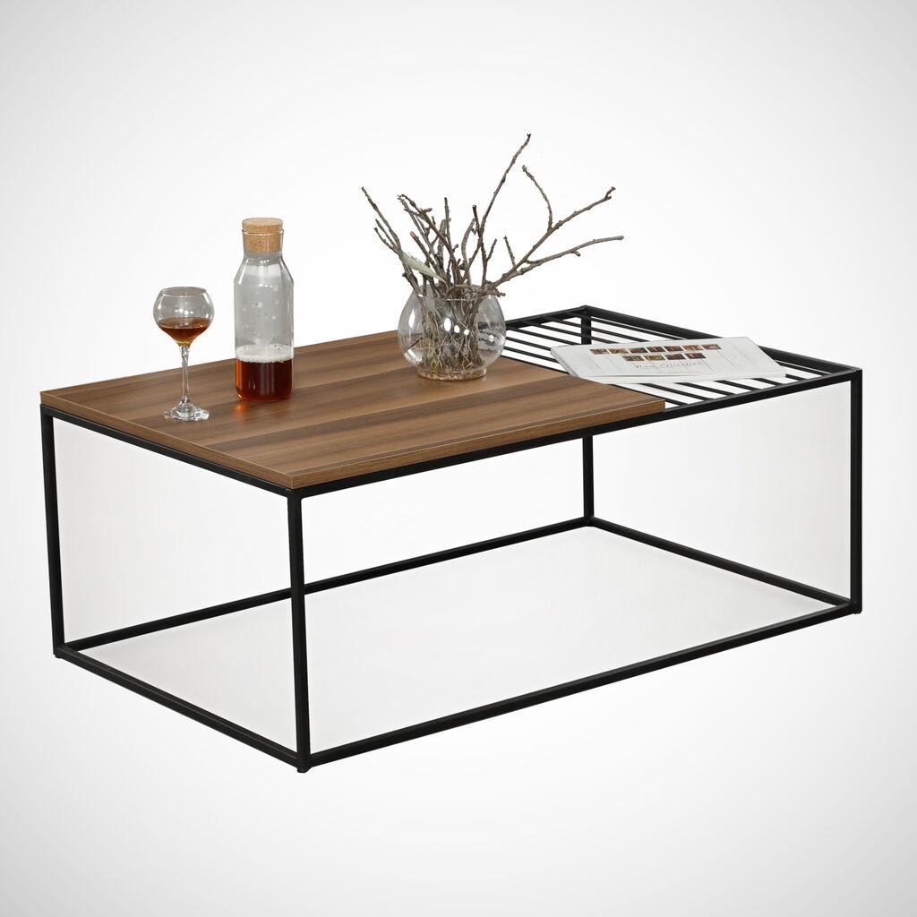 Hanah Home Klub sto Zinus, 95x43x55 cm, Braon-crni
