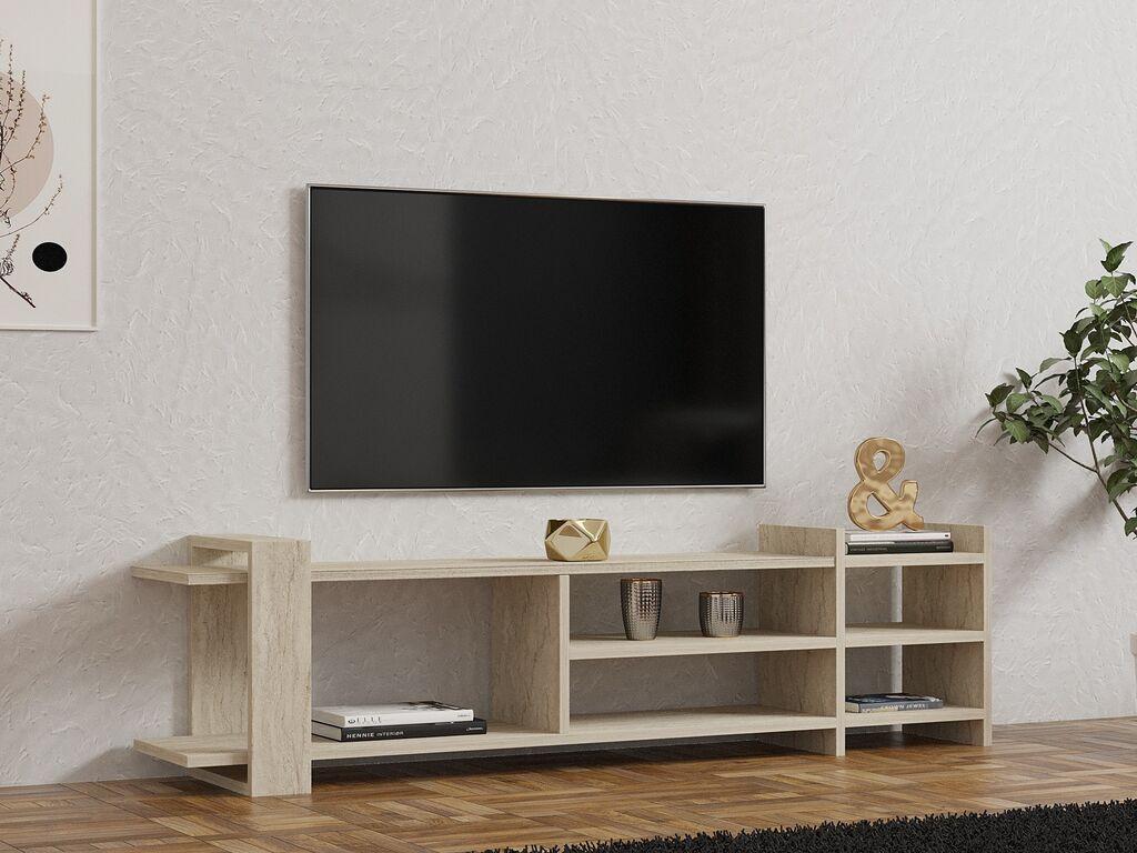 Hanah Kućni TV ormarić Zeyna, 156 cm, krem