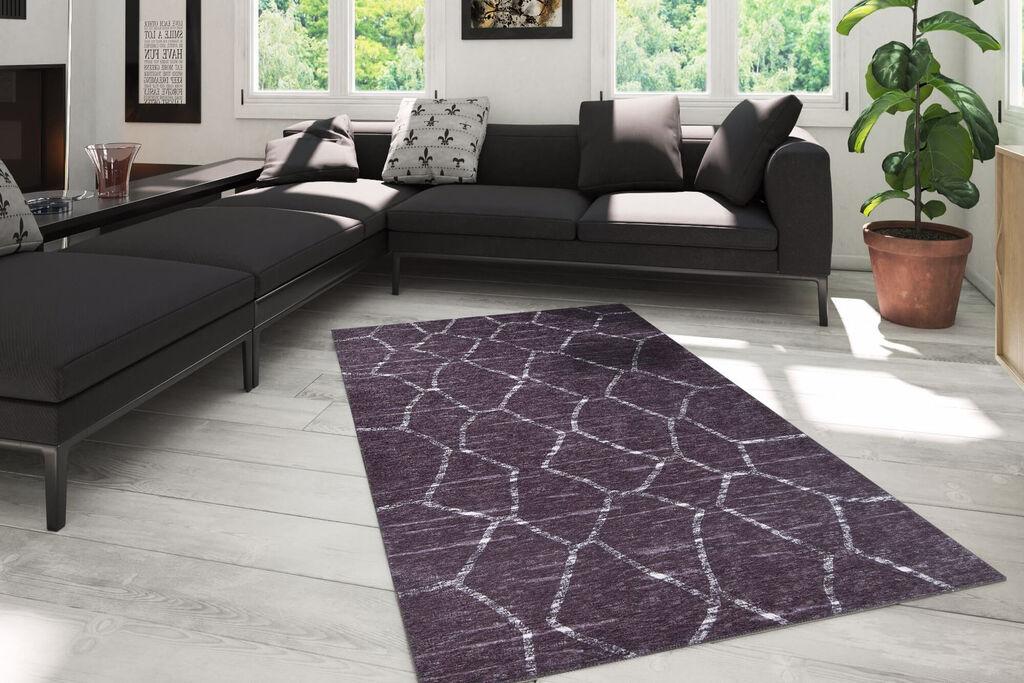 Conceptum Hypnose tepih Ada Gonul Chenille 326, 75x230cm, crni