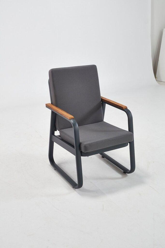 Hanah Home Vrtna stolica Bella, 63 x 91 x 60 cm, Antracit