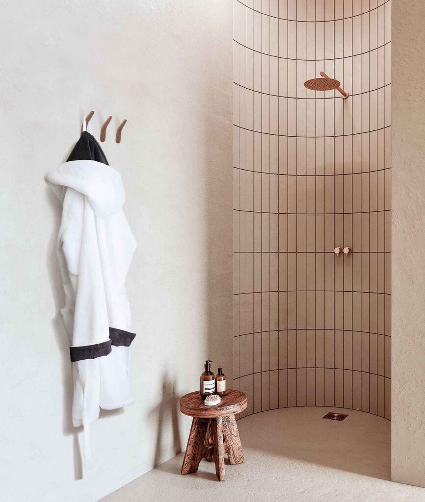 L'essentiel Maison Bademantil Brisa, bijelo-crna