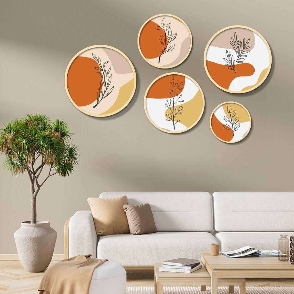 Wallity Dekorativna slika Yats-03, 43,5x43,5cm, 5 dijelova