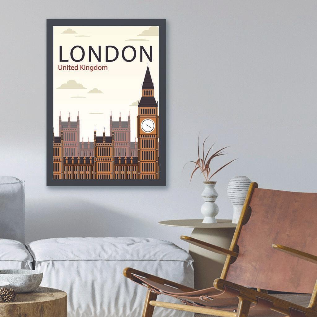 Wallity Uramljena slika London 3, 35x45 cm