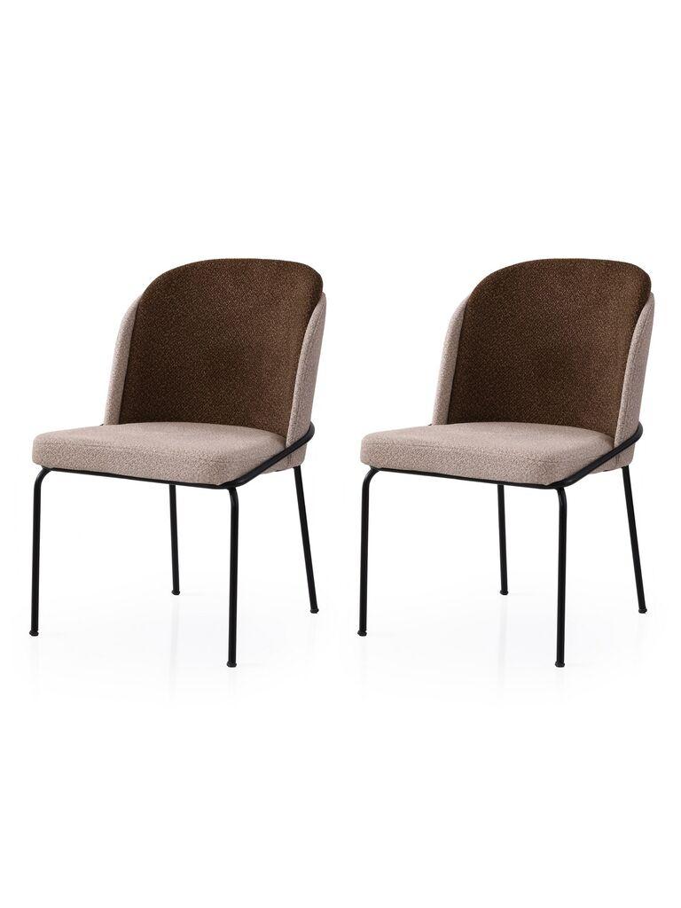 Hanah Home Set trpezarijskih stolica Dore 193 V2, 2 dijela, krem