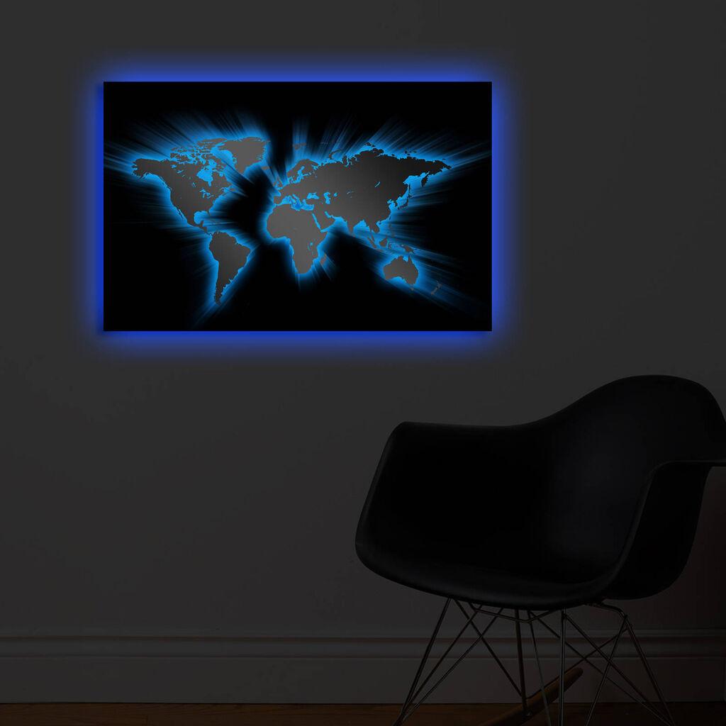 Slika na platnu Wallity sa LED osvetljenjem 45x70cm