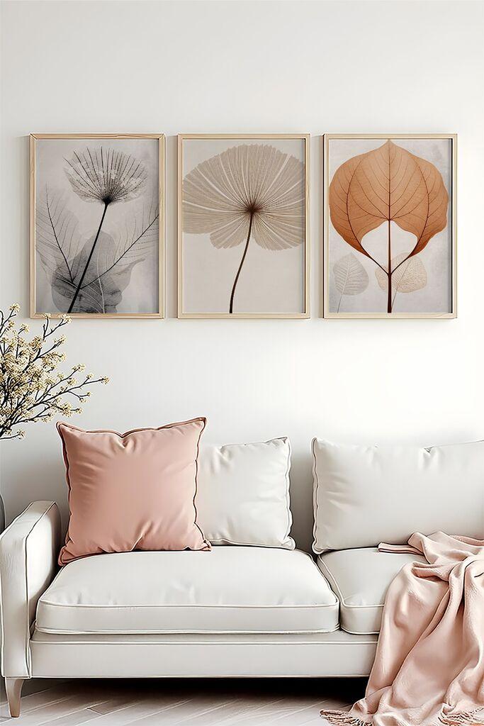 Wallity Uramljena slika Huhu481, 20x30 cm , 3 dela