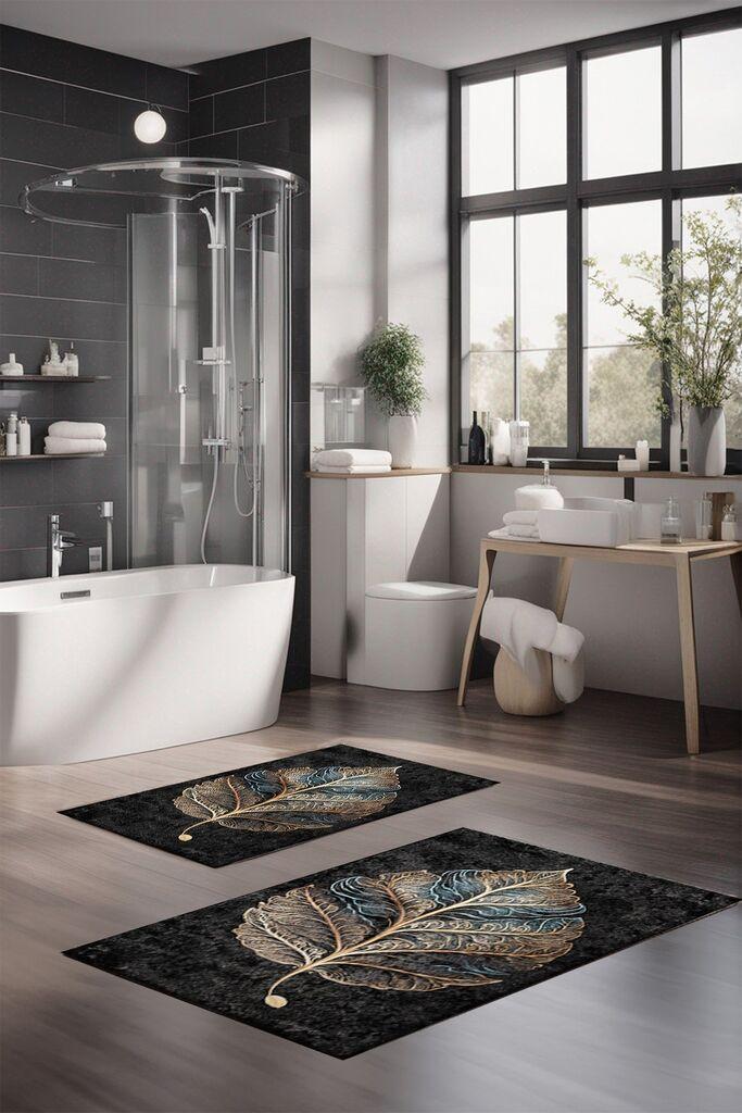 L'essentiel Maison Set tepiha za kupatilo CT-5404, 2 komada, bijela