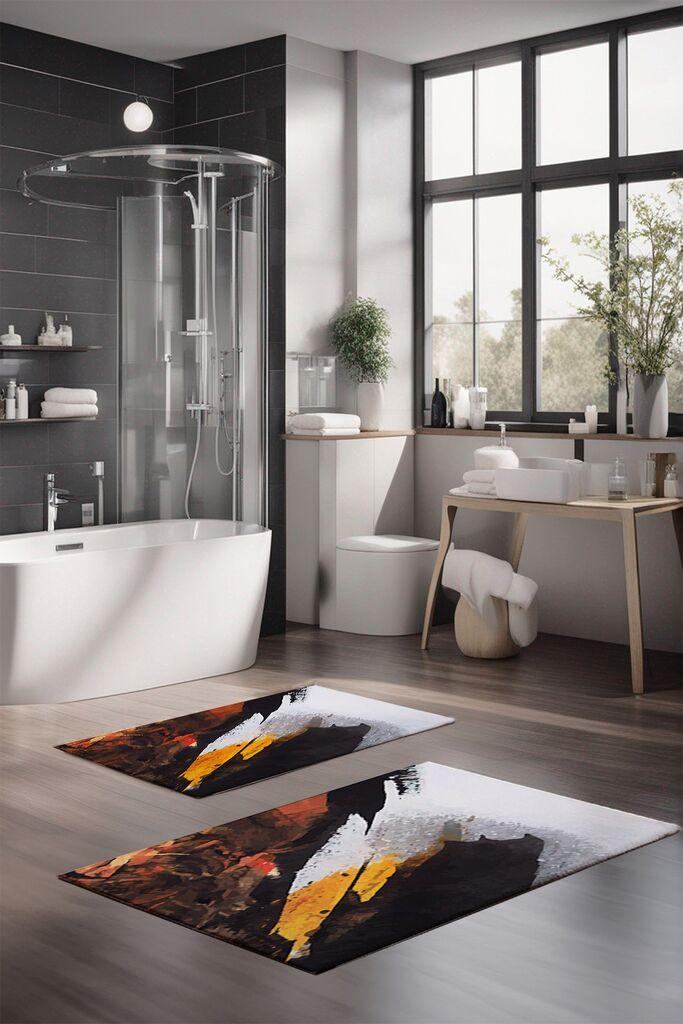 L'essentiel Maison Set prostirki za kupatilo CT-5016, 2 komada, šarene
