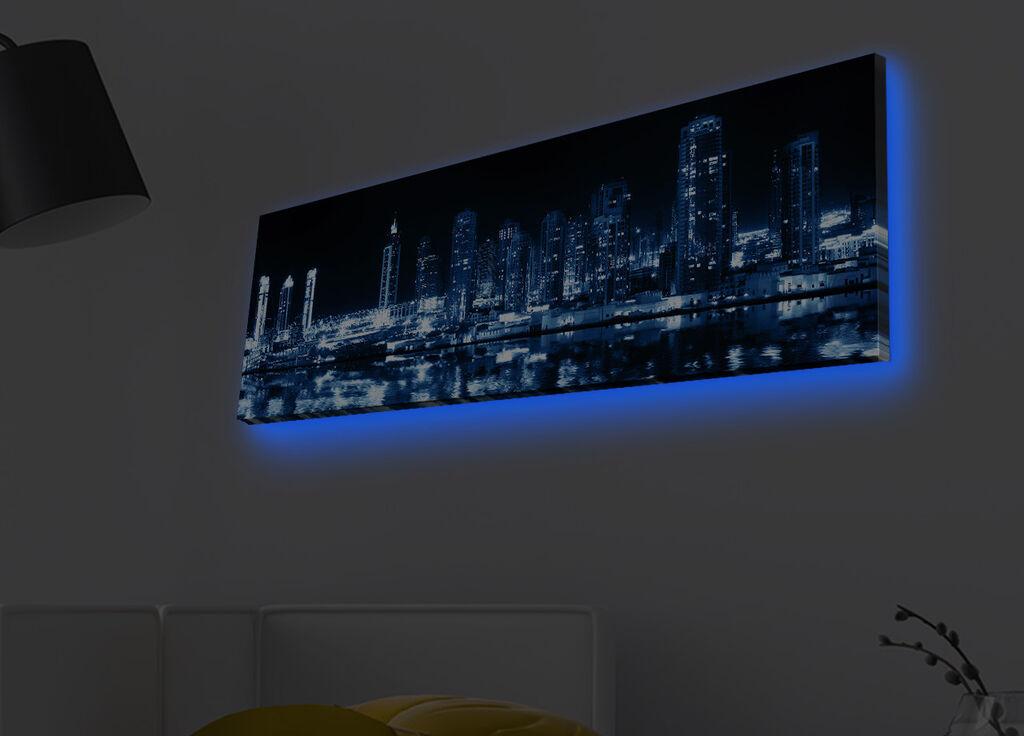 Wallity 3090MDACT 008 Dekorativna LED slika, 30x90cm