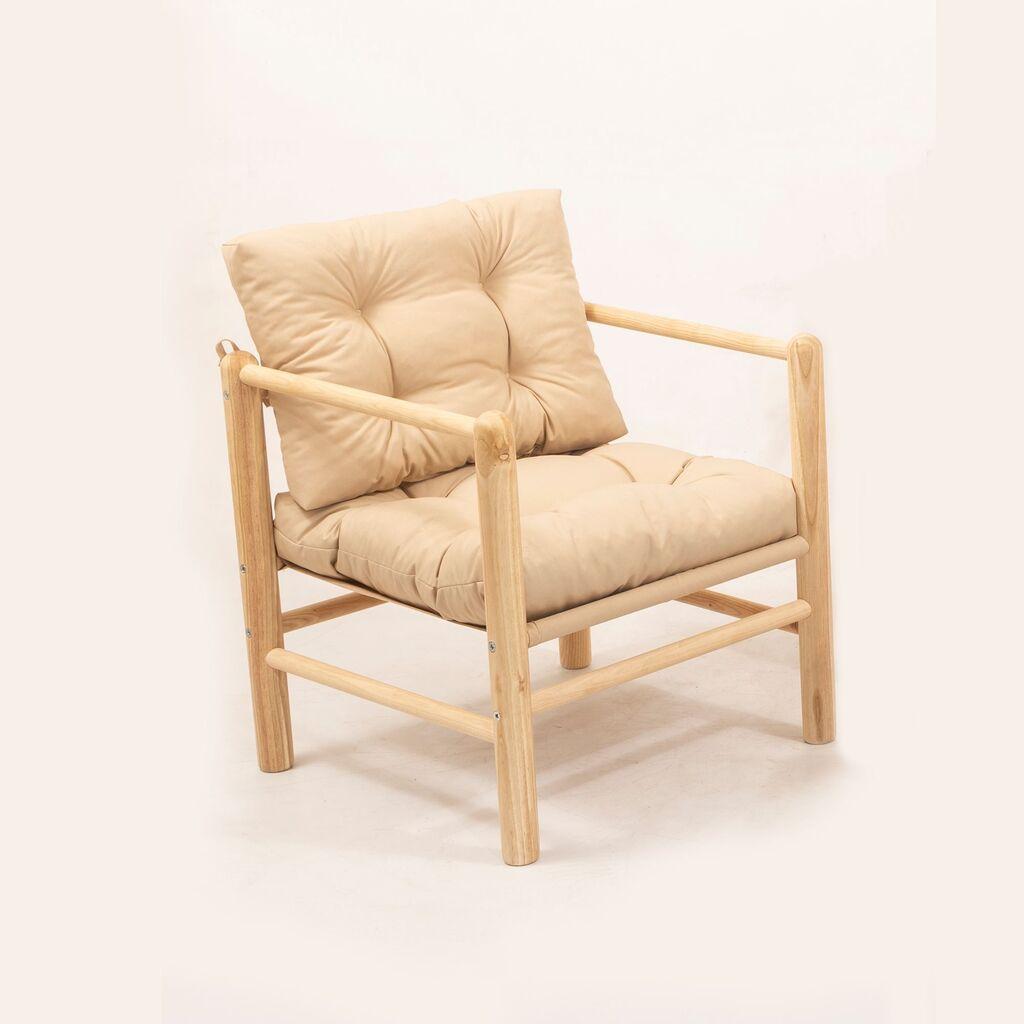 Hanah Home vrtna fotelja MYG03, 51x 86x 51 cm, bež