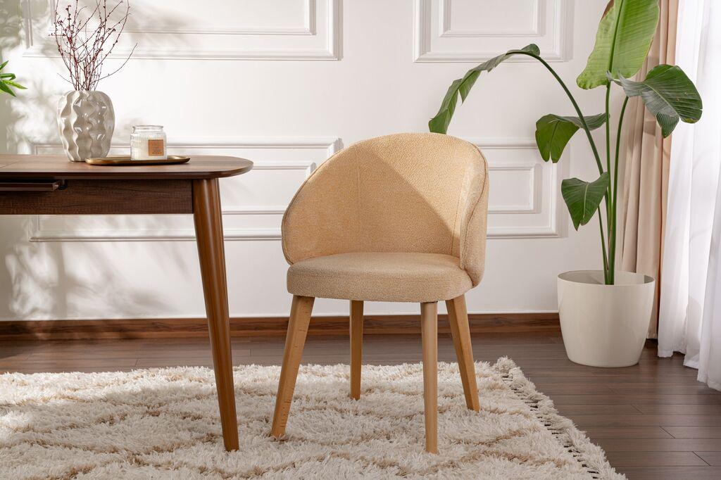 Hanah Home Set trpezarijskih stolica Bentley, 2 komada, krem