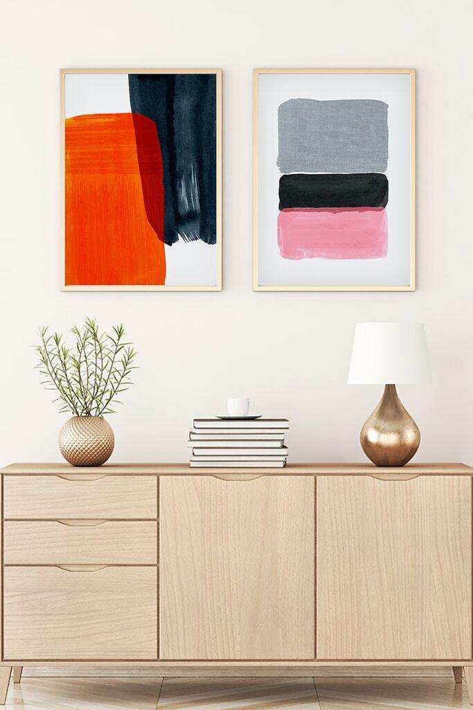 Wallity Uramljena slika Huhu8, 20x30 cm , 2 dela