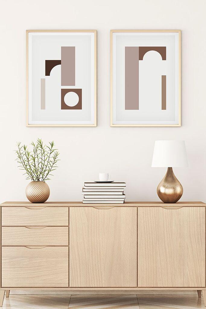 Wallity Uramljena slika Huhu110, 35x50 cm , 2 dela