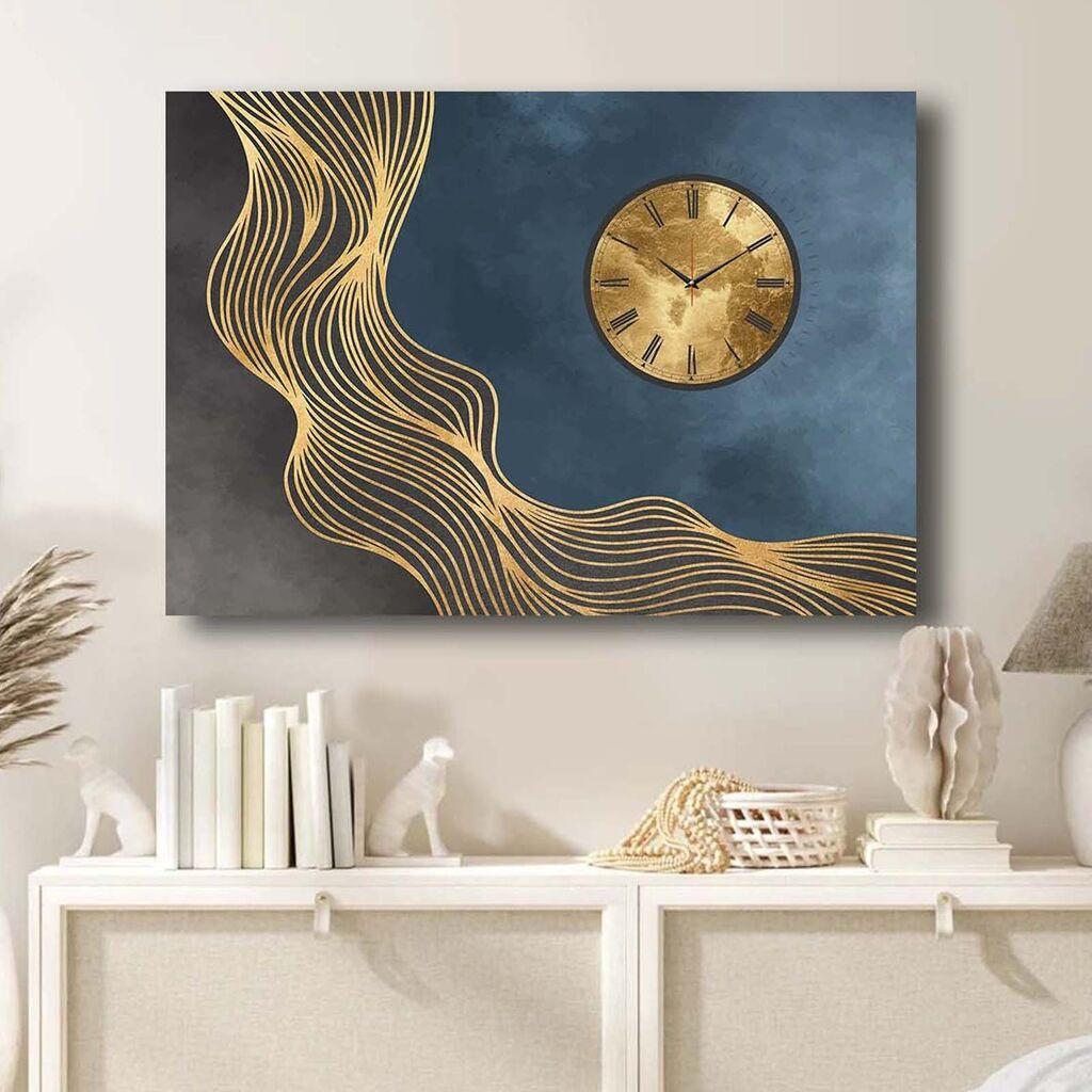 Zidni sat Wallity 70x100cm Šareni