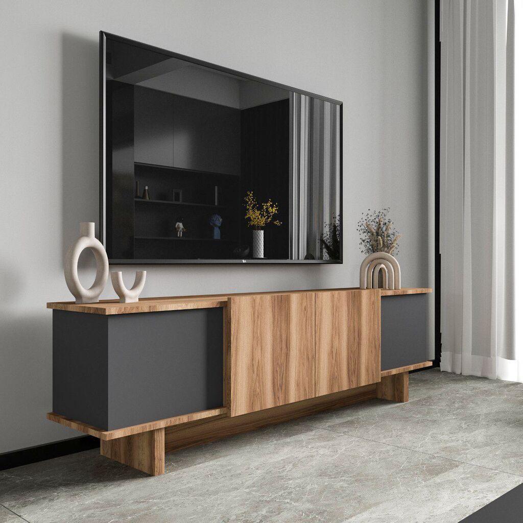 Hanah TV komoda Diana, 180x50x33 cm, antracit-orah