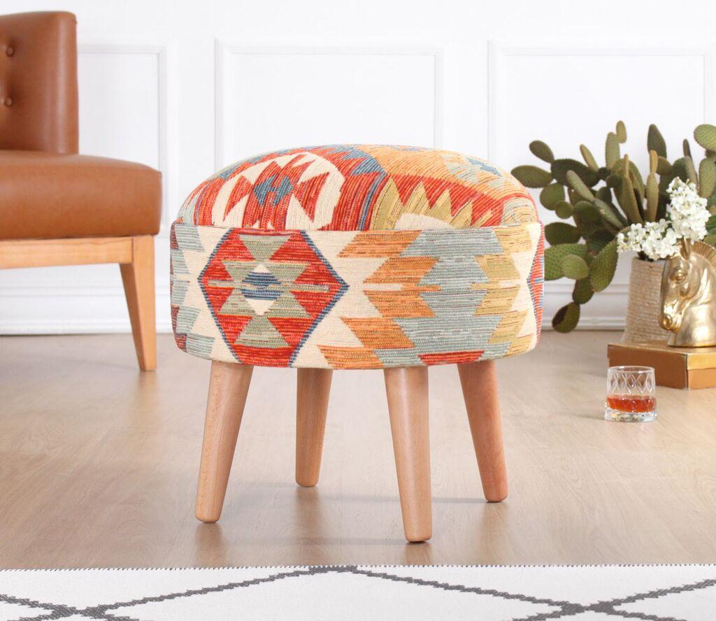 Atelier del Sofa Sefian tabure, 46x42x46cm, šareni