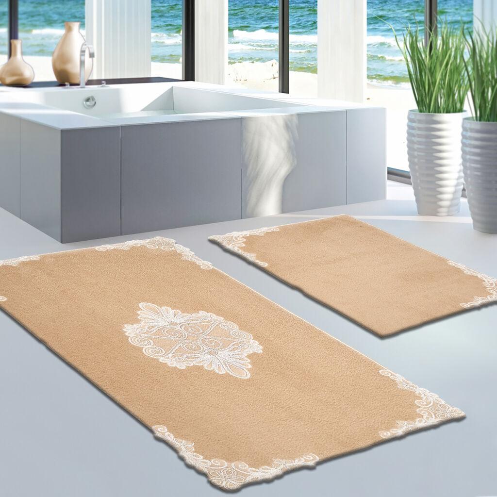 L'essentiel Maison Set od 2 prostirke za kupatilo Cappuccino