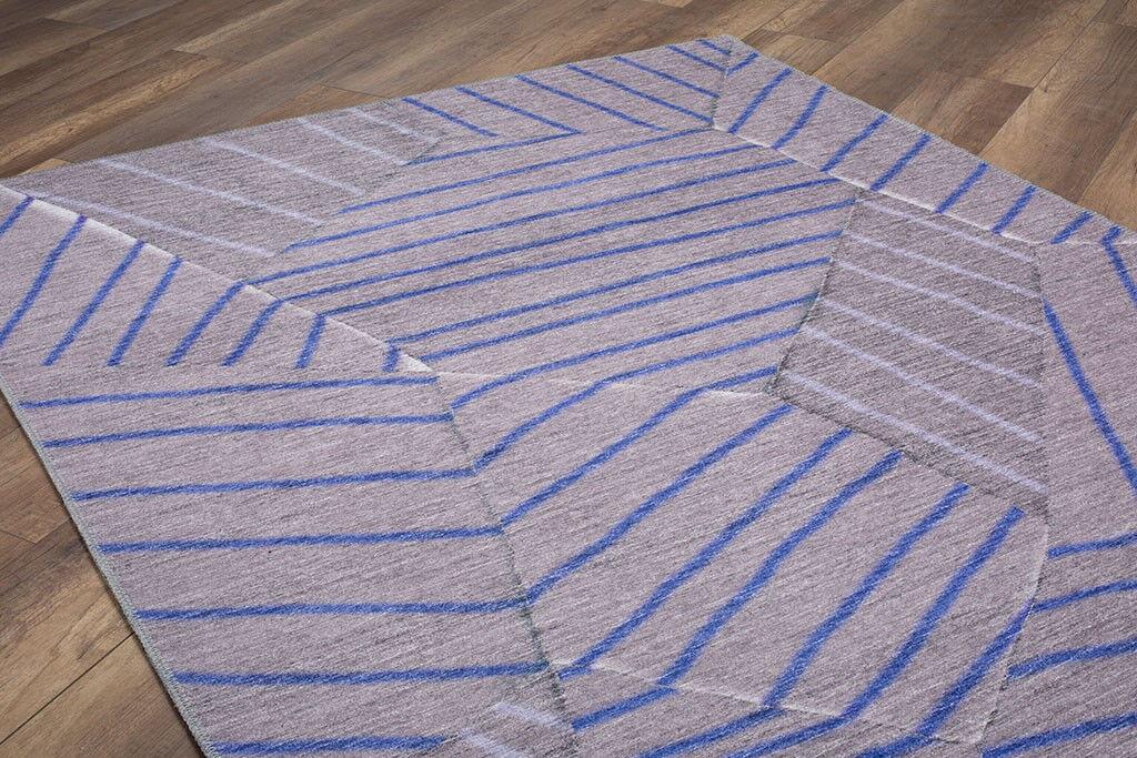 Conceptum Hypnose Tepih Funk -AL 179 mr, 210x310 cm, Teget-sivi