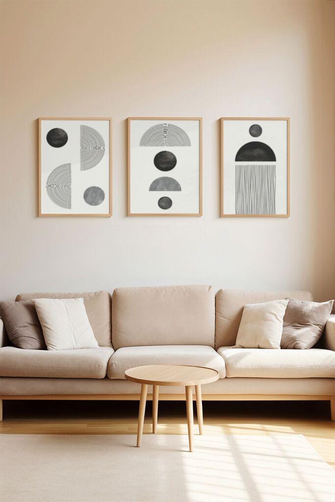 Wallity Slika Ersydata18-70100, 3 dela, 70 x 100 cm
